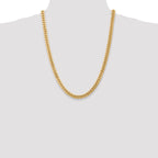 14k 6.75mm Semi-Solid Miami Cuban Chain