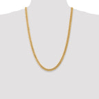 14k 6.75mm Semi-Solid Miami Cuban Chain