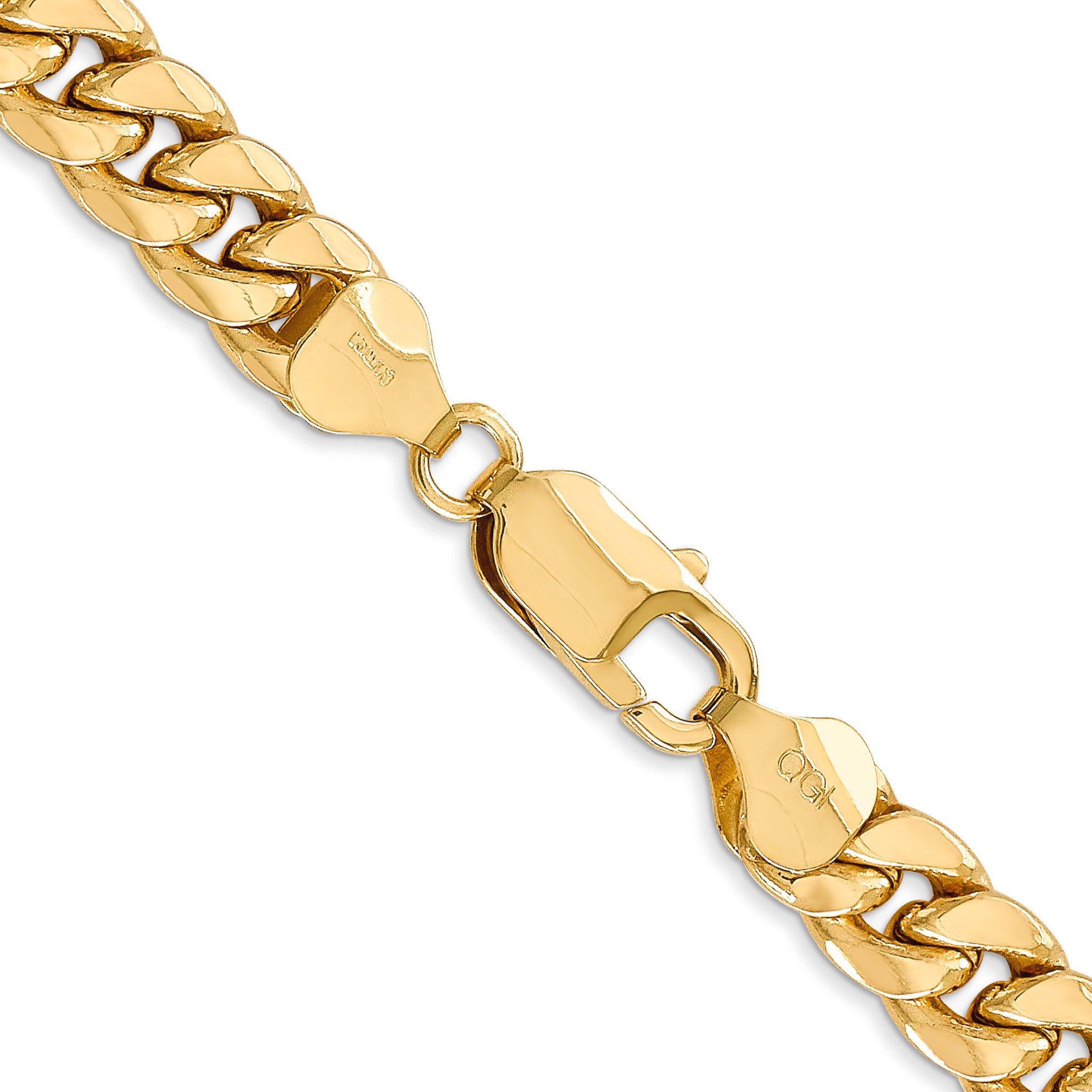 7.3mm 14K Yellow Gold Miami Cuban Link Chain - Sophia Jewelers