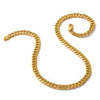 14k 7.3mm Semi-Solid Miami Cuban Chain