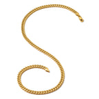 14k 7.3mm Semi-Solid Miami Cuban Chain
