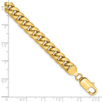 14k 7.3mm Semi-Solid Miami Cuban Chain