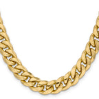 14k 11mm Semi-Solid Miami Cuban Chain