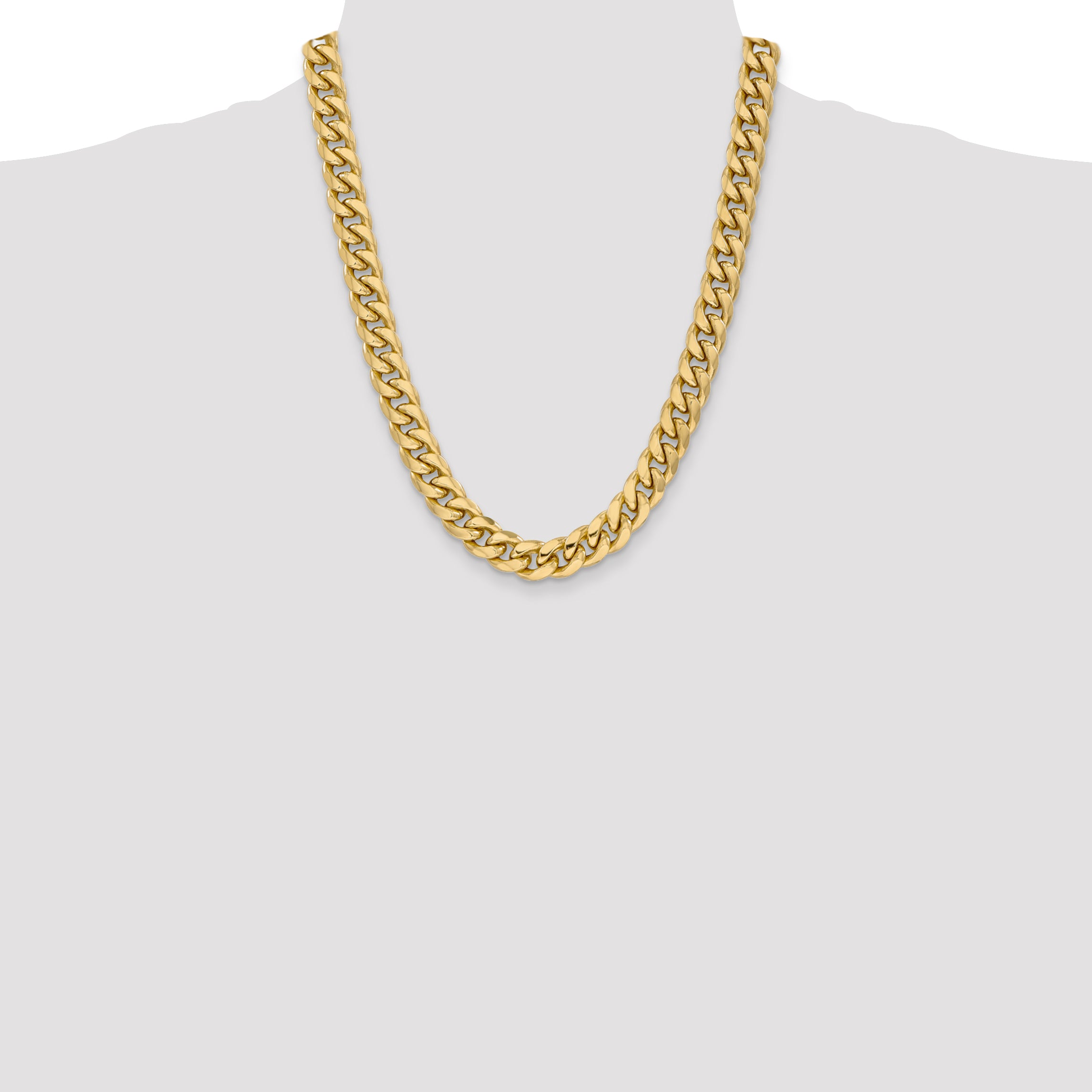 11.0mm 14K Yellow Gold Miami Cuban Link Chain - Sophia Jewelers