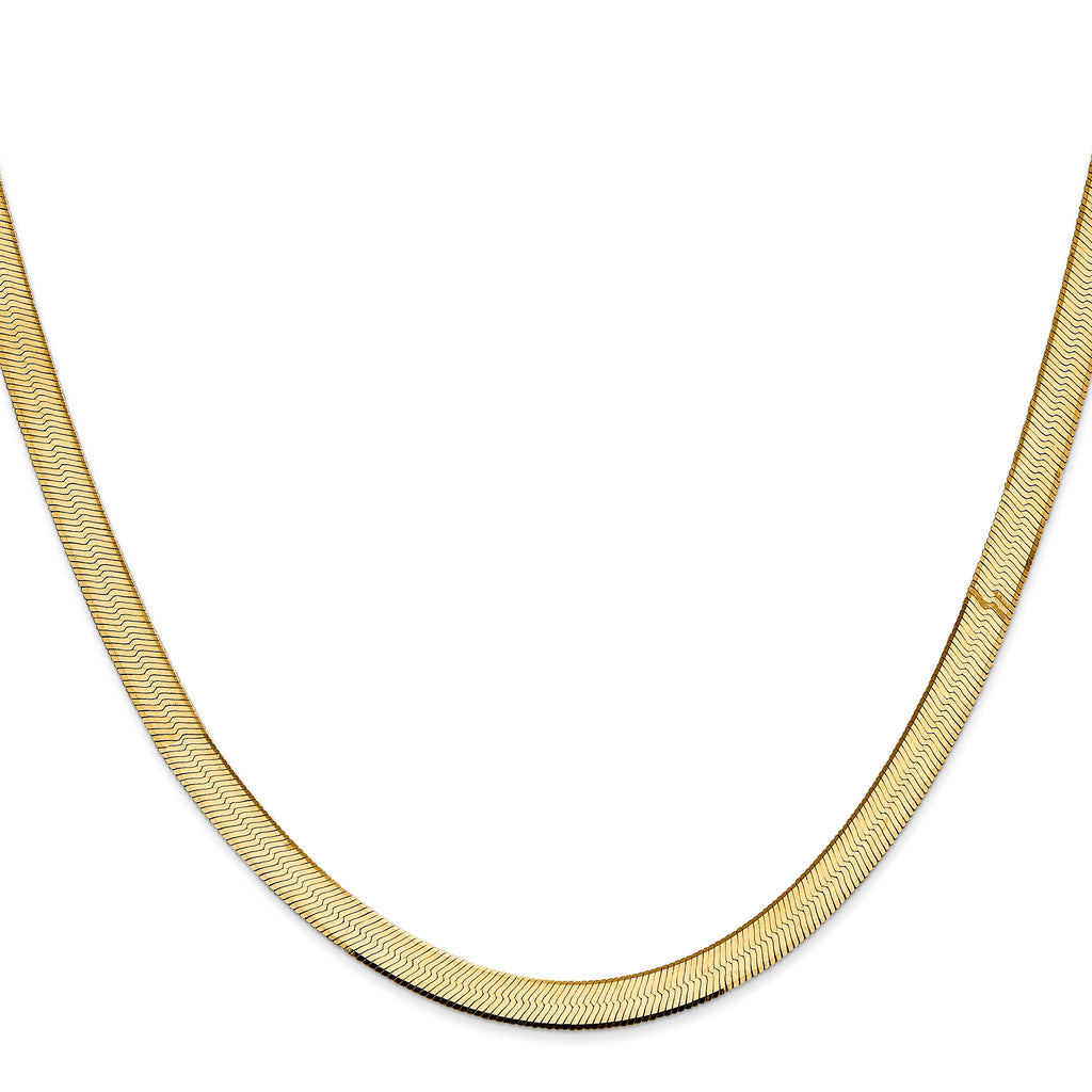14k 5.5mm Silky Herringbone Chain