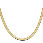 14k 5.5mm Silky Herringbone Chain