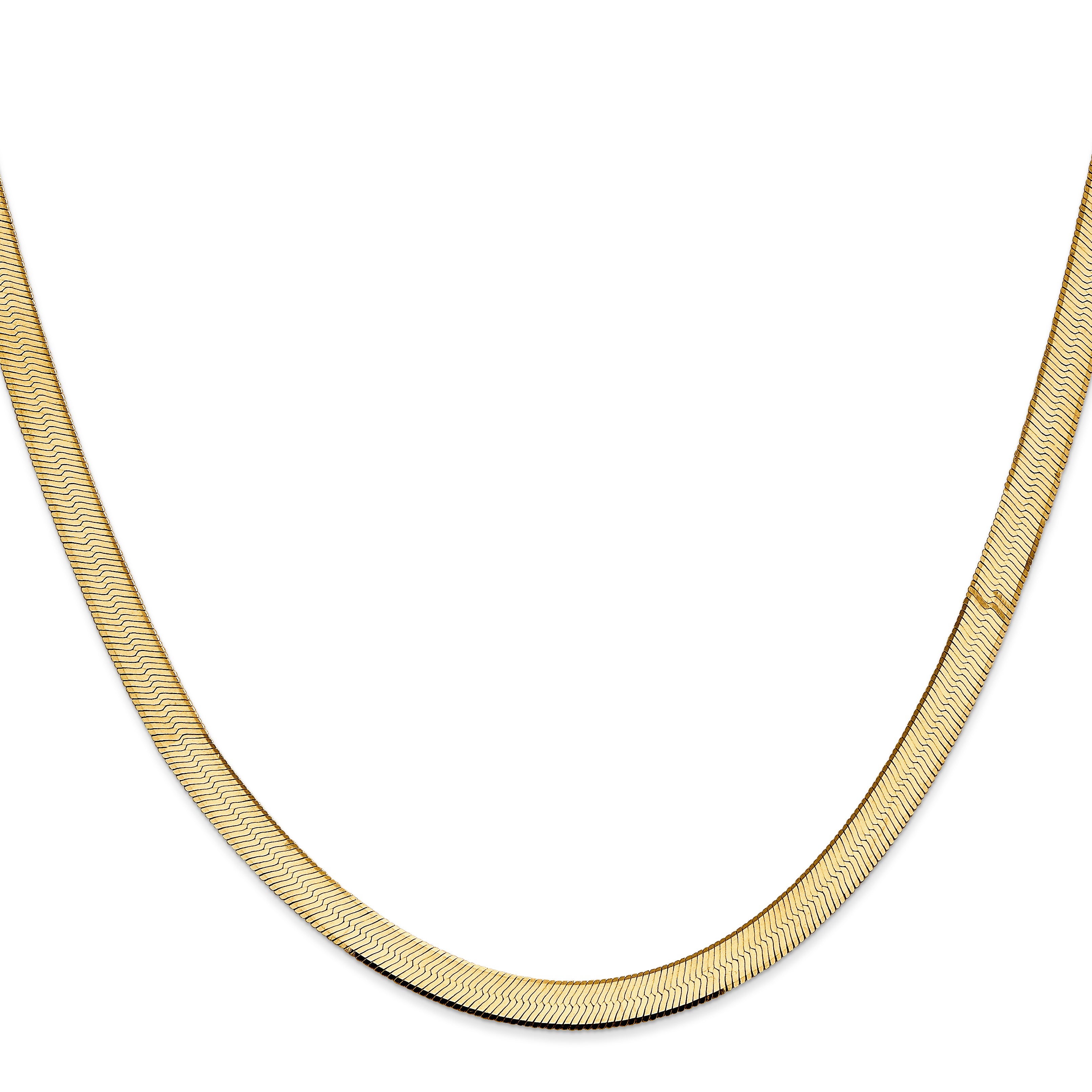 14k 5.5mm Silky Herringbone Chain