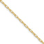 2.2mm 14K Yellow Gold Beveled D/C Paperclip Chain - Sophia Jewelers