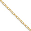 3.0mm 14K Yellow Gold Beveled D/C Paperclip Chain - Sophia Jewelers