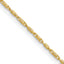 1.2mm 14K Yellow Gold Polished And Diamond-Cut Fancy Link Chain - Sophia Jewelers