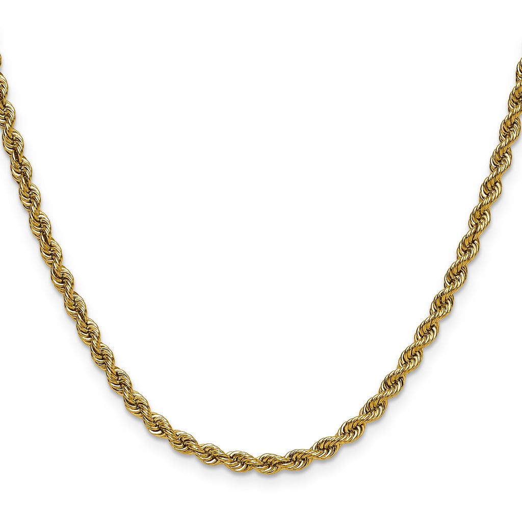 14k 3.65mm Regular Rope Chain