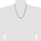 14k 3.65mm Regular Rope Chain