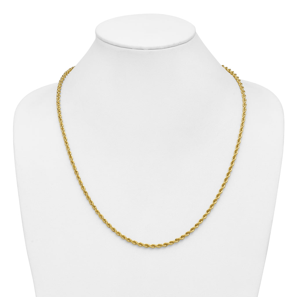 14k 3.65mm Regular Rope Chain