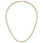 14k 3.65mm Regular Rope Chain