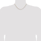 1.1mm 14K Yellow Gold Box Chain - Sophia Jewelers