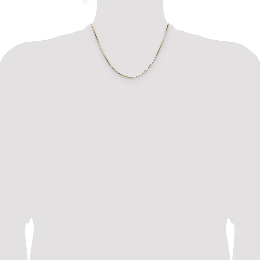 14K 1.10mm Box Chain