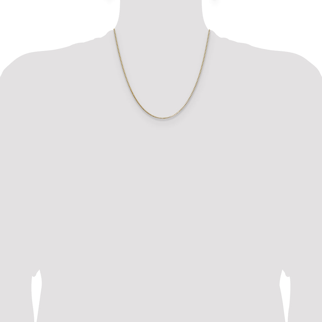14K 1.10mm Box Chain