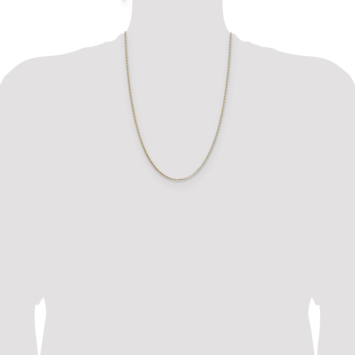 14K 1.10mm Box Chain