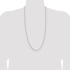 14K 1.10mm Box Chain