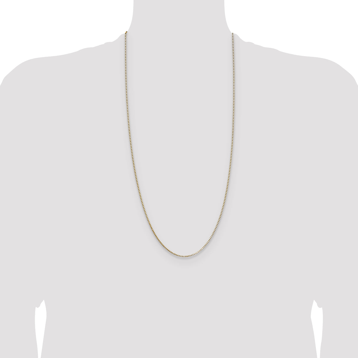 14K 1.10mm Box Chain