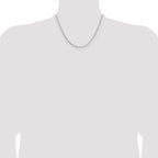 14K White Gold 1.10mm Box Chain