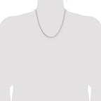 14K White Gold 1.10mm Box Chain