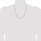 14K White Gold 1.10mm Box Chain