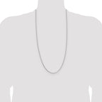 14K White Gold 1.10mm Box Chain