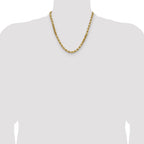 6.5mm 14K Yellow Gold Diamond-Cut Rope Chain - Sophia Jewelers