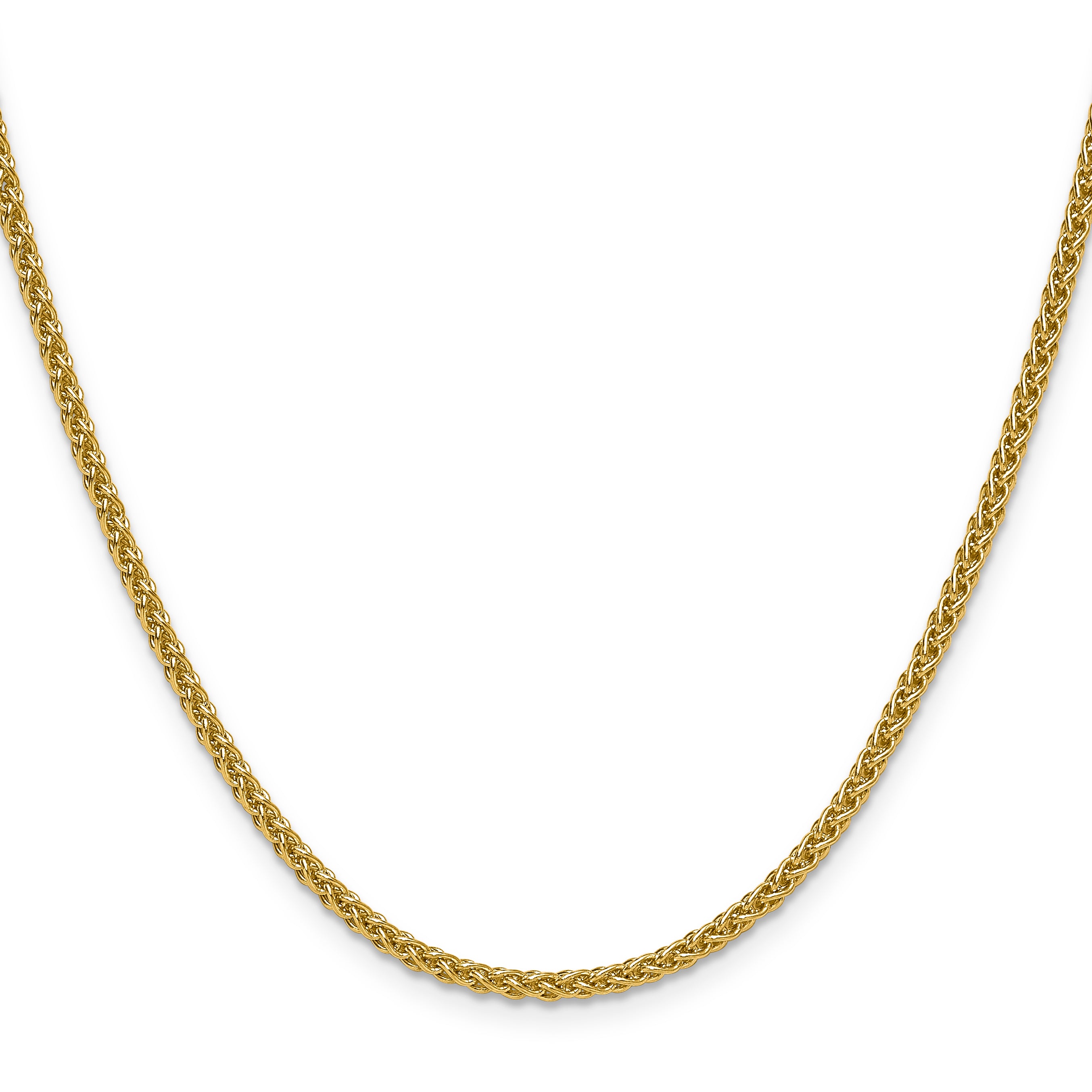 14K 2.5mm Spiga Chain