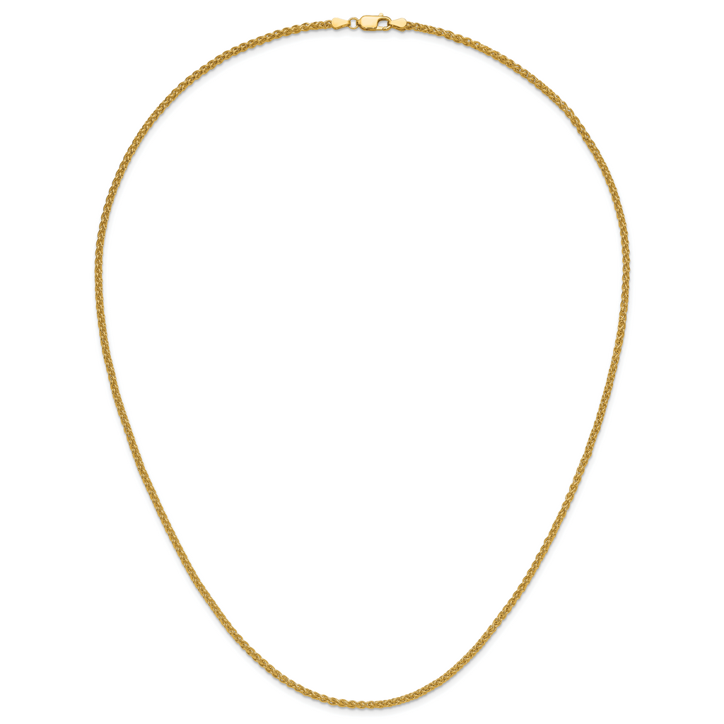 14K 2.5mm Spiga Chain