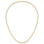 14K 2.5mm Spiga Chain