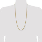 14K 2.5mm Spiga Chain