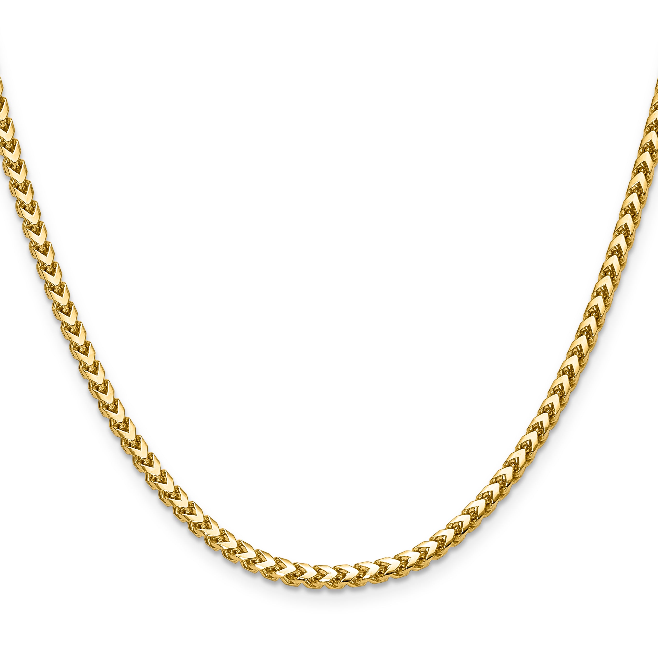 3.05mm 14K Yellow Gold Franco Chain Secondary image