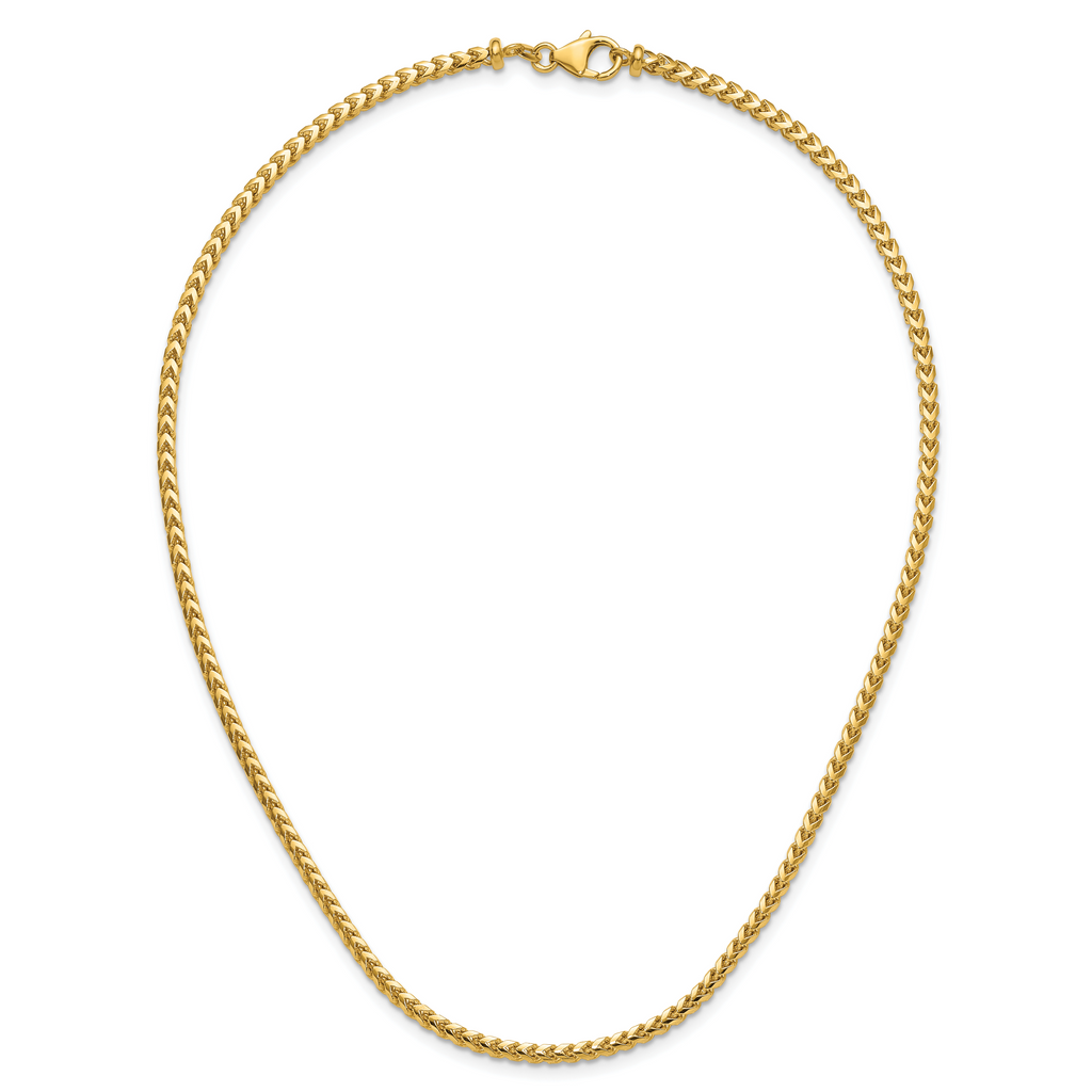 3.05mm 14K Yellow Gold Franco Chain - Sophia Jewelers