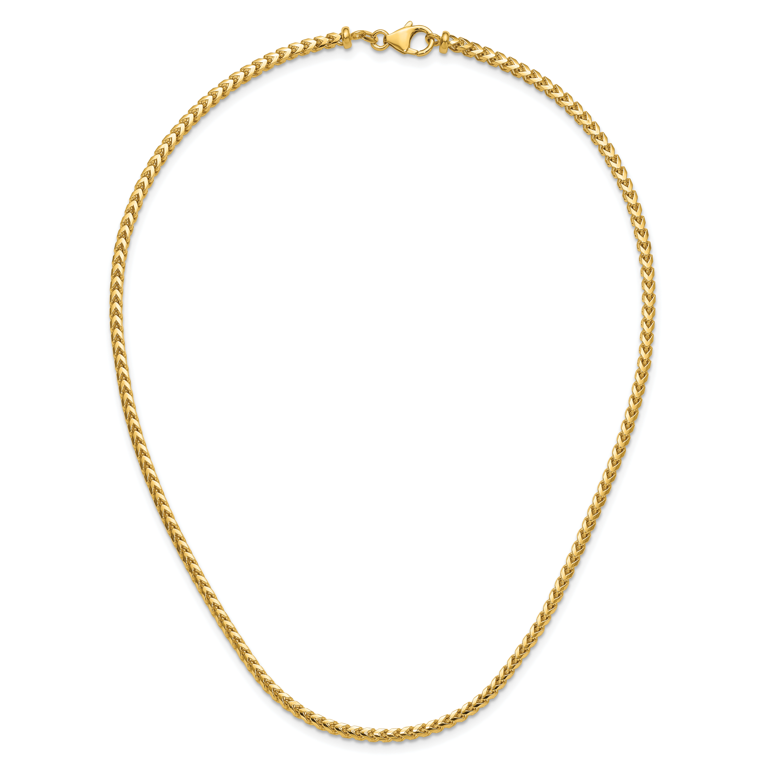 3.05mm 14K Yellow Gold Franco Chain - Sophia Jewelers