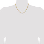 3.05mm 14K Yellow Gold Franco Chain - Sophia Jewelers