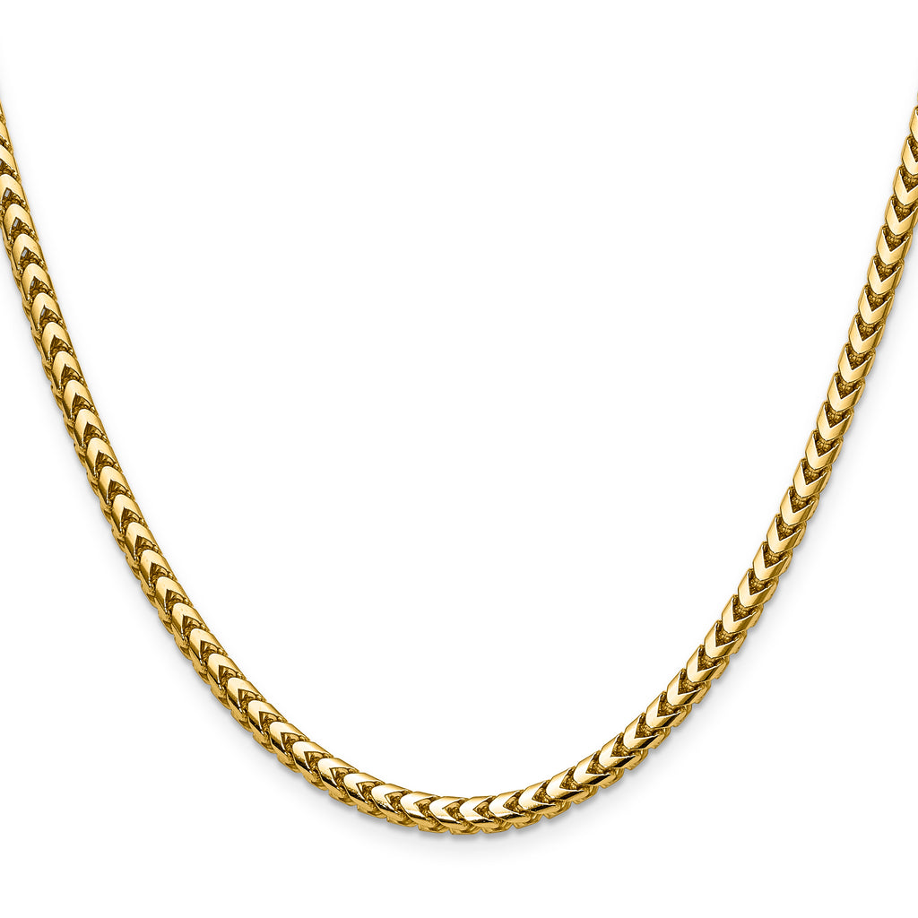 3.7mm 14K Yellow Gold Franco Chain - Sophia Jewelers