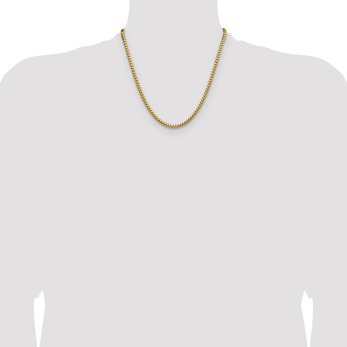 14K 3.7mm Franco Chain