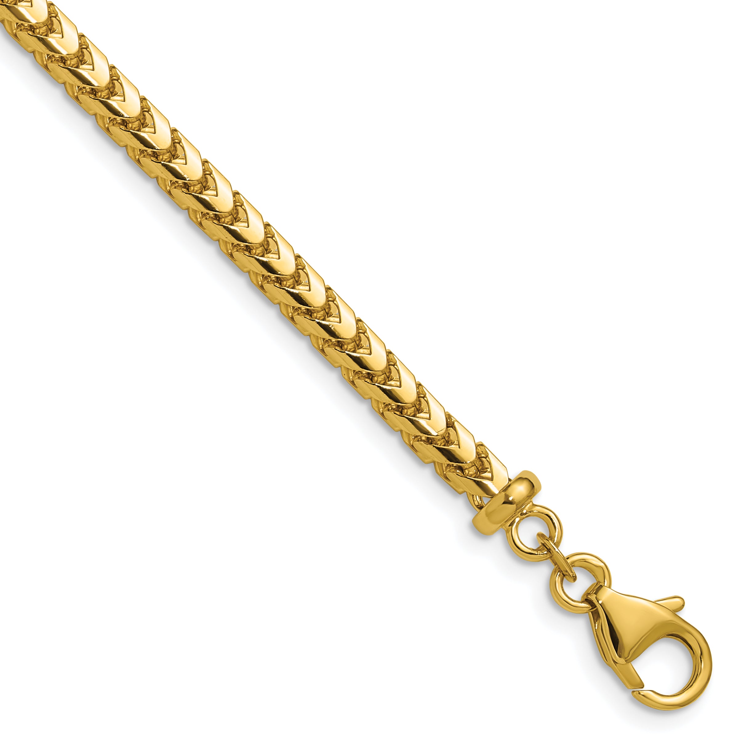 3.7mm 14K Yellow Gold Franco Chain - Sophia Jewelers