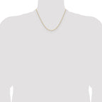 14K 1.5mm D/C Square Cable Chain