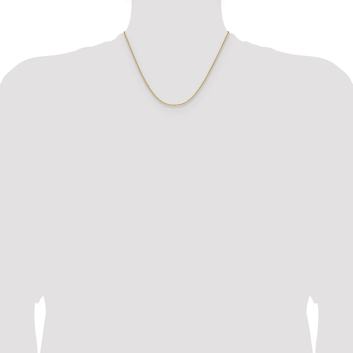 14K 1.65mm D/C Square Cable Chain