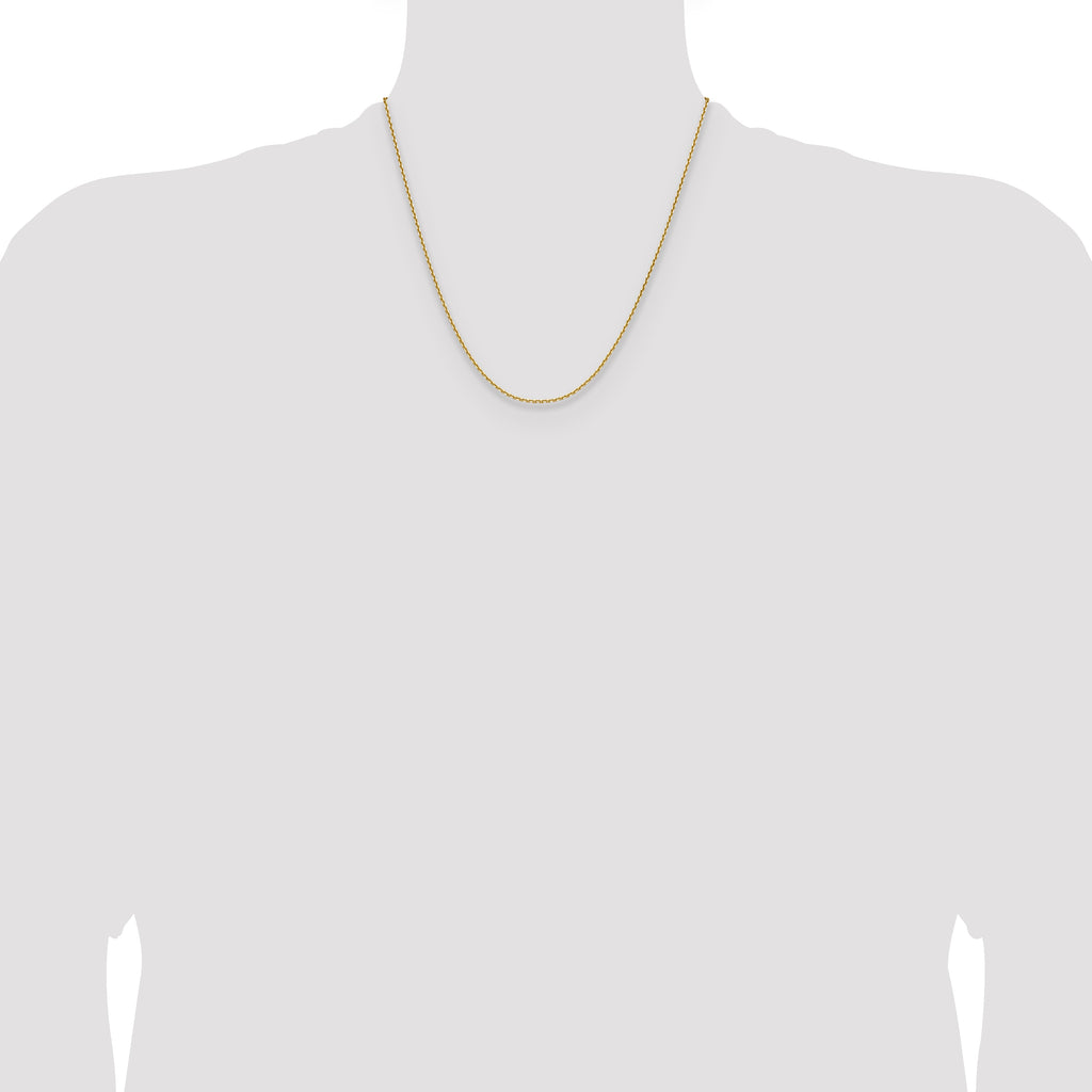 14K 1.65mm D/C Square Cable Chain