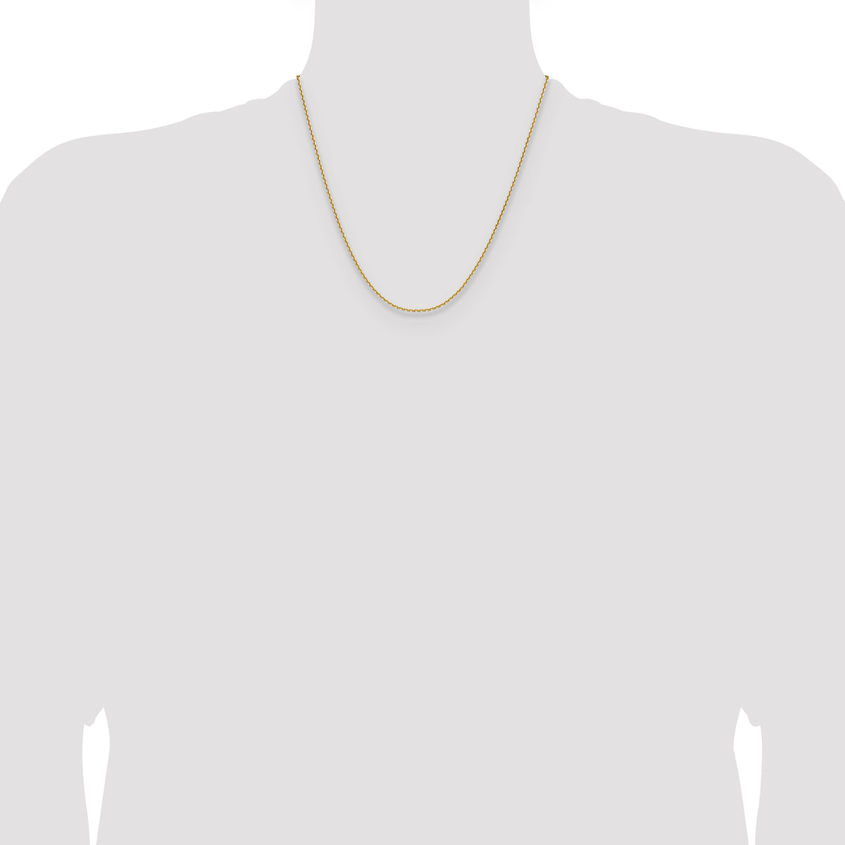 14K 1.65mm D/C Square Cable Chain