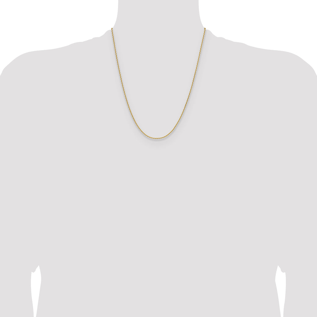 14K 1.65mm D/C Square Cable Chain