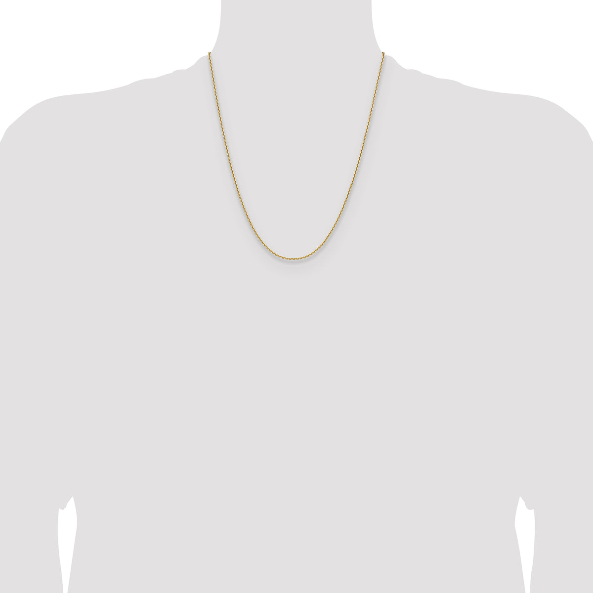14K 1.65mm D/C Square Cable Chain