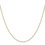 1.1mm 14K Yellow Gold Round Cable Chain - Sophia Jewelers
