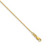 1.1mm 14K Yellow Gold Round Cable Chain - Sophia Jewelers
