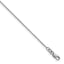 1.1mm 14K White Gold Round Cable Chain - Sophia Jewelers