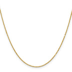 1.25mm 14K Yellow Gold Round Cable Chain - Sophia Jewelers